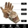 Multifunction sport gloves - touch screen function - anti-skid - full fingers