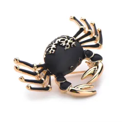 Broche élégante - en forme de crabe