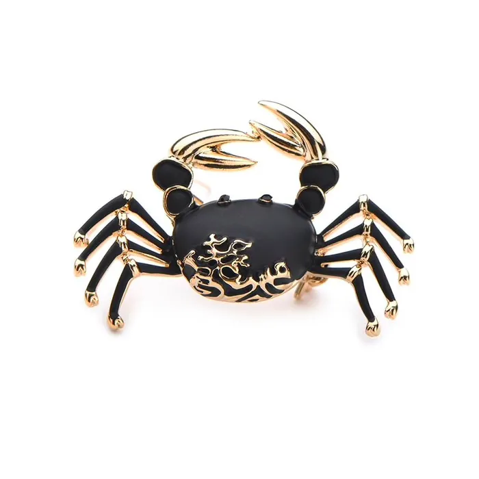 Broche élégante - en forme de crabe