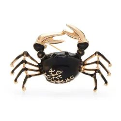 Broche élégante - en forme de crabe