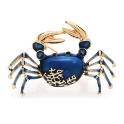 Broche élégante - en forme de crabe