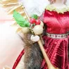 Ange souriant - poupée debout - décoration de Noël