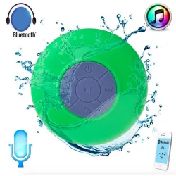 Mini haut-parleur Bluetooth - étanche - avec ventouse