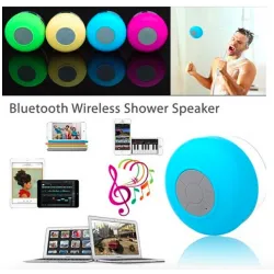 Mini haut-parleur Bluetooth - étanche - avec ventouse