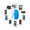 Mini haut-parleur Bluetooth - étanche - avec ventouse