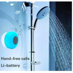Mini haut-parleur Bluetooth - étanche - avec ventouse