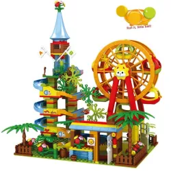 Playground - marble path / ferris wheel - building blocks - toy