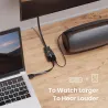 UGREEN - active HDMI to VGA adapter - with 3.5mm audio jack - 1080P