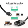 UGREEN - active HDMI to VGA adapter - with 3.5mm audio jack - 1080P