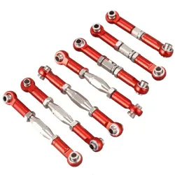 Servo de liaison en métal - ensemble de tirants de direction à tige de traction - pour voitures WLtoys 144001 1/14 RC