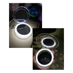 Mini makeup mirror - LED - micro USB