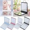 Makeup mirror - with 8 LED light - foldable