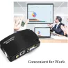 AV to VGA adapter - RCA VGA converter - switch box - 1080P HD