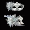 Sexy Venetian eye mask - with diamonds / feathers / flowers - for Halloween / masquerades