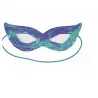 Sexy sequin eye mask - fox / cat eyes - for Halloween / masquerades