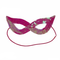Sexy sequin eye mask - fox / cat eyes - for Halloween / masquerades
