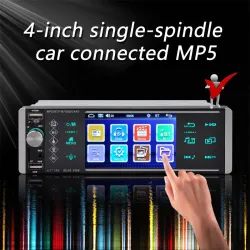4 Inch - 1 Din - car radio - Bluetooth - 1080P - HD - SD - FM - Android MP5 - 2 USB - MirrorlinkRadio