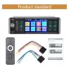 4 Inch - 1 Din - car radio - Bluetooth - 1080P - HD - SD - FM - Android MP5 - 2 USB - MirrorlinkRadio