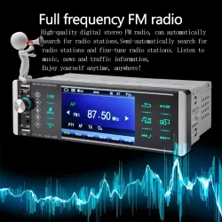 4 Inch - 1 Din - car radio - Bluetooth - 1080P - HD - SD - FM - Android MP5 - 2 USB - MirrorlinkRadio