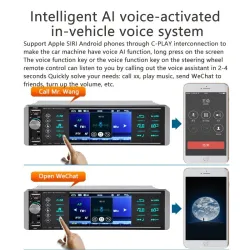 4 Inch - 1 Din - car radio - Bluetooth - 1080P - HD - SD - FM - Android MP5 - 2 USB - MirrorlinkRadio