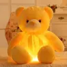 Glowing plush teddy bear - with LED lights - toy