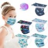 Protective face / mouth masks - disposable - 3-ply - for children - fish printed - 50 pieces