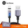 Magnetic charging cable - USB - Micro USB - type-C - fast charge - for iPhoneCables