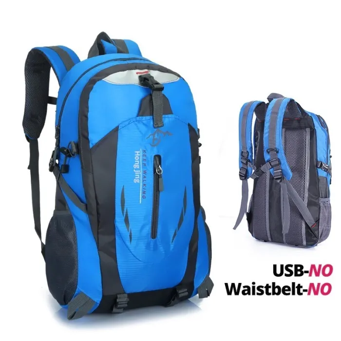 Waterproof nylon backpack - climbing / hiking / travel bag - unisexBackpacks