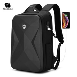 Fashionable backpack - waterproof - anti-theft - USB charging port - for 17.3 Inch laptop