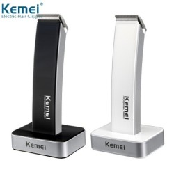 Kemei KM-619 - tondeuse à cheveux - rechargeable - super mince - avec support