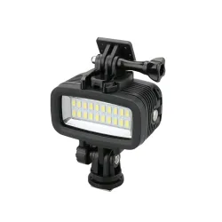 LED light for GoPro action camera - 40m water resistant - for diving & underwaterAccessories