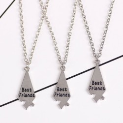 "Best Friends" - five-pointed star pendant with necklace - 3 - 8 piecesNecklaces