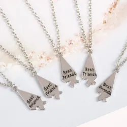 "Best Friends" - five-pointed star pendant with necklace - 3 - 8 piecesNecklaces