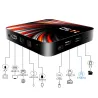 Android 10 - 4Go - 32Go - 64Go - 4K - Vidéo 3D - Wifi - Bluetooth - Smart TV box