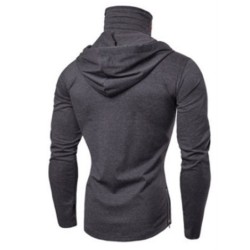 Men's long sleeve hoodie - with face cover