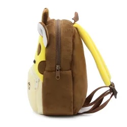 Animaux de dessin animé 3D - sac à dos pour enfants en peluche - cartable