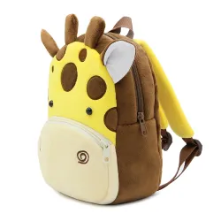 Animaux de dessin animé 3D - sac à dos pour enfants en peluche - cartable