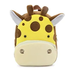 Animaux de dessin animé 3D - sac à dos pour enfants en peluche - cartable