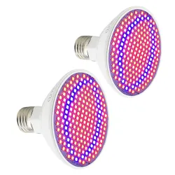 E27 LED lamp - 200 LED - grow lamp - hydroponics - 2 piecesGrow Lights