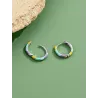 Colourful earrings for women sterling silver - valentines day gift