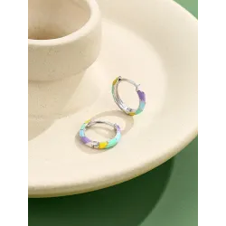 Colourful earrings for women sterling silver - valentines day gift