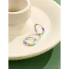 Colourful earrings for women sterling silver - valentines day gift