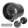 Tachometer meter with LED - 3 3/4" 12V - car gauge - 0-8000 RPM - carbon - 3.75 Inch 95mmStyling parts