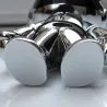 Fashionable handmade keychain - with 3D astronaut - space robotKeyrings