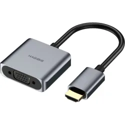 HDMI-compatible to VGA adapter - micro USB - with video / audio power - 1080P