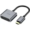 HDMI-compatible to VGA adapter - micro USB - with video / audio power - 1080P