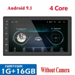 Universal car radio - MP5 player - 2 Din - Android - Bluetooth - GPS - MirrorLink - touch screen - cameraRadio