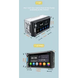 Car radio - touch screen - bluetooth - mp3 player
