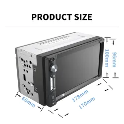 Car radio - touch screen - bluetooth - mp3 player