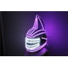 Casque Monster - masque intégral - lumineux - LED - RGB - pour fêtes / Halloween / mascarades